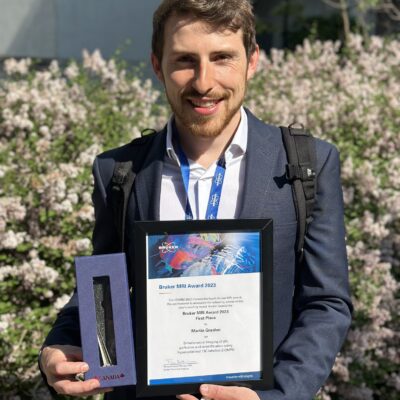 Martin Grashei wins Bruker MRI Award